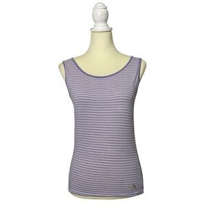 The North Face Purple Striped Tank Top Women's Size Medium